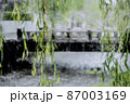 京都市東山区白川白川橋周辺をデジタル処理した水彩画 87003169