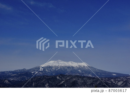 キビオ峠から見た御嶽山 87003617