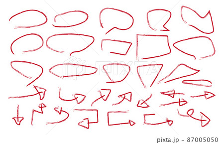 vector marker balloon_arrow_red 87005050