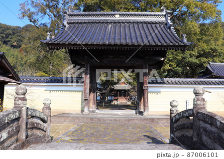 日田市 岳林寺の山門 日田市 岳林寺の山門 87006101
