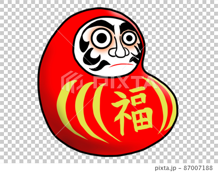 豆形達摩_肚皮字符“福”_向右 87007188