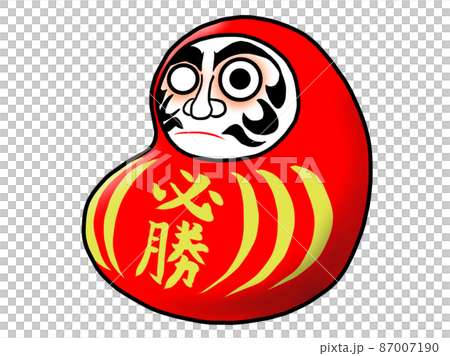 豆形獨眼達摩_肚皮人物“中獎”_面朝左 87007190