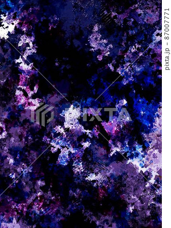 幻想的な水彩の水色テクスチャ背景 87007771