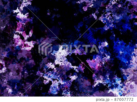 幻想的な水彩の水色テクスチャ背景 87007772