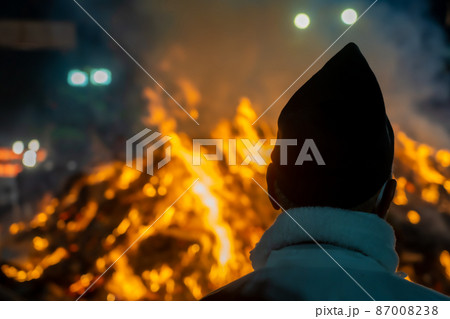 大崎八幡宮のどんと祭(松焚祭)(宮城県仙台市) 大崎八幡宮のどんと祭(松焚祭)(宮城県仙台市) 87008238