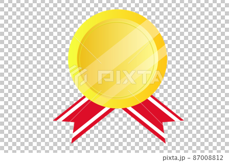 Gold medal Winning medal Illustration material... - Stock Illustration ...