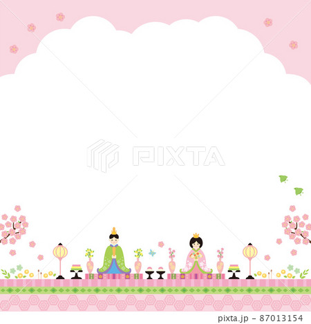 ひな祭り(2022)背景素材7ベク ひな祭り(2022)背景素材7ベク 87013154