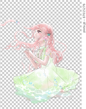 祈る女の子 87015276