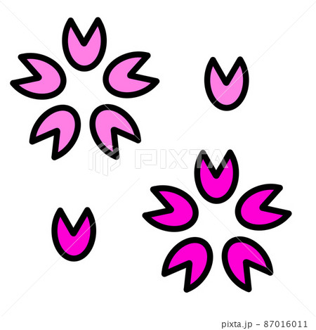 3月、4月になると綺麗に開花する花（通称　桜） 87016011