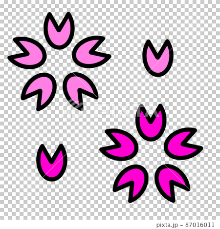 3月、4月になると綺麗に開花する花（通称　桜） 87016011