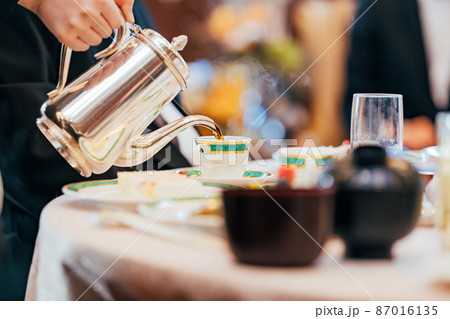 ウエディング　披露宴　テーブル　コーヒー 87016135
