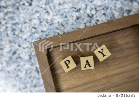 文字ブロック PAY 文字ブロック PAY 87016235
