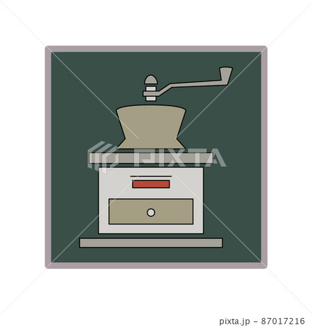 コーヒーミルのイラスト 87017216