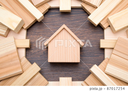 住宅と木材　家づくりイメージ 87017254