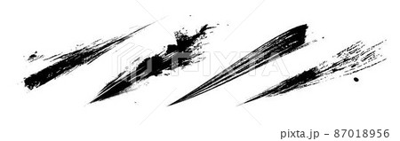 筆ブラシ躍動 87018956