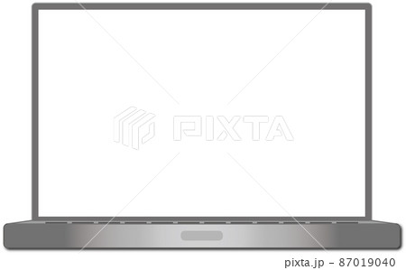 ノートパソコン　イラスト素材 87019040