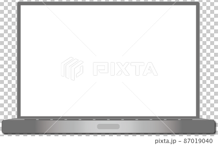 ノートパソコン　イラスト素材 87019040