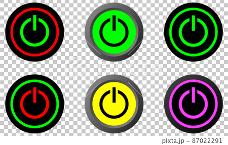 Illustration of a switch that turns on the power of electrical products Illustration of a switch that turns on the power of electrical products 87022291