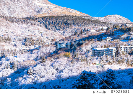 《神奈川県》箱根駒ヶ岳・雪景色 《神奈川県》箱根駒ヶ岳・雪景色 87023681