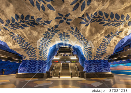 Stockholm, Sweden at T-Centralen Metro Station Stockholm, Sweden at T-Centralen Metro Station 87024253