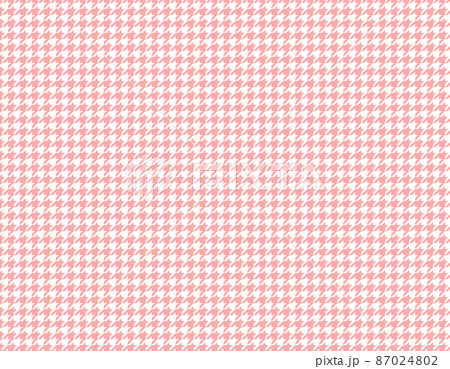 千鳥格子柄のシンプル背景イラスト素材 87024802