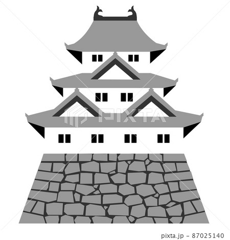 日本の城　天守　櫓　カラー　ver.1 87025140