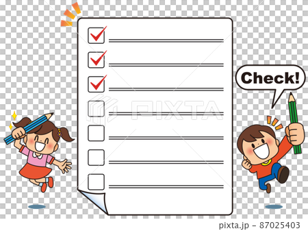 檢查，寫，兒童，學校，小學，小學，幼兒園，托兒所，回答，填寫，問卷，回答，學習，研究 87025403