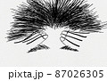 薄毛が気になる、生え際 87026305