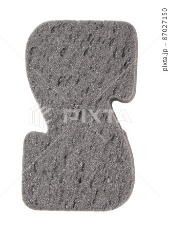 Sponge for car washing isolated on white background 87027150