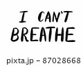 i can't breathe lettering inscription on a white background 87028668