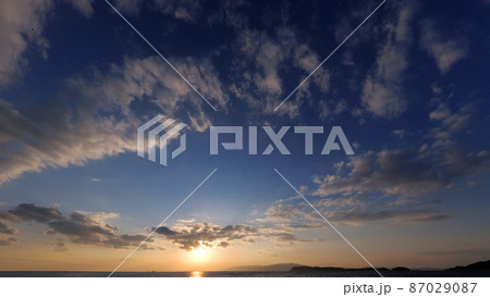 冬の夕空・広角・220204pm 冬の夕空・広角・220204pm 87029087