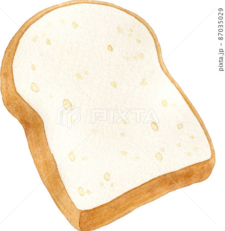 食パンのイラスト 1枚 のイラスト素材