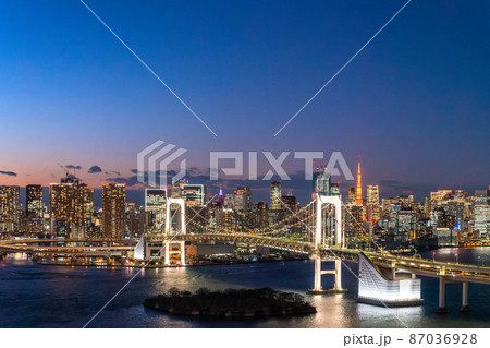 《東京都》東京ウォーターフロント・都市夜景 87036928