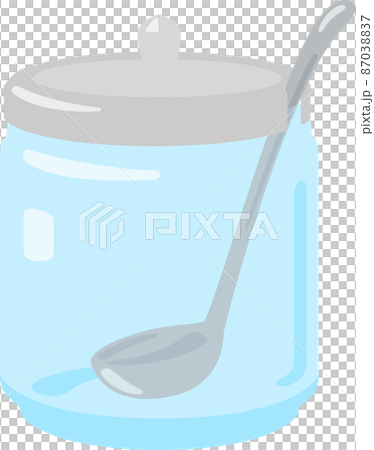 Seasoning bowl with spoon Seasoning bowl with spoon 87038837