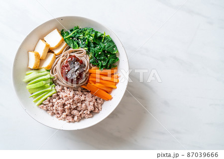 Korean spicy cold noodles 87039666