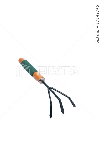 Garden Rake in isolated with clipping path. Garden Rake in isolated with clipping path. 87042745