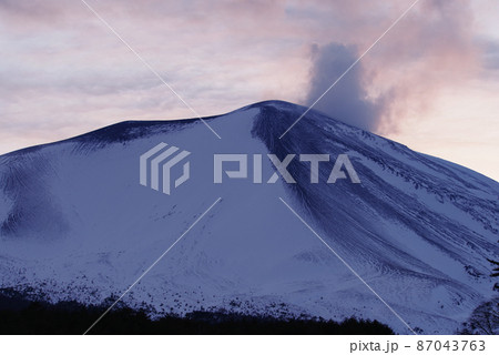 火山活動する浅間山 火山活動する浅間山 87043763