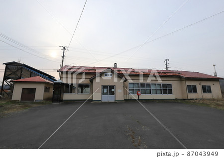 北海道　長万部　JR函館本線国縫駅 87043949