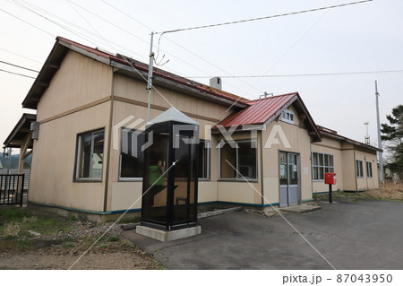 北海道　長万部　JR函館本線国縫駅 87043950