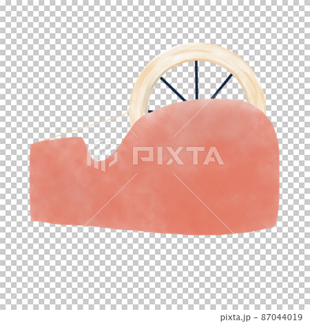 文具玻璃紙膠帶水彩風格插圖 87044019