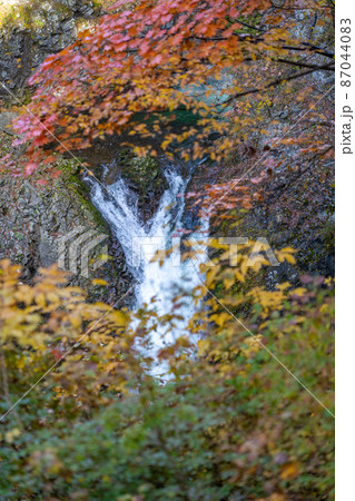 鳳鳴四十八滝 秋の紅葉(宮城県仙台市) 鳳鳴四十八滝 秋の紅葉(宮城県仙台市) 87044083