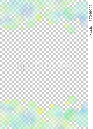 水玉綠色水彩背景 87046091