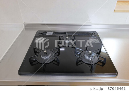 3口ガスコンロ コンロ キッチン 住宅 新築 3口ガスコンロ コンロ キッチン 住宅 新築 87046461