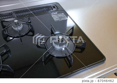 3口ガスコンロ　コンロ　キッチン　住宅　新築 87046462