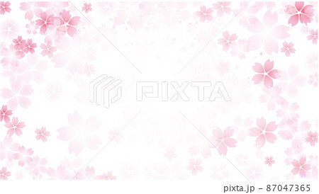 春 桜 背景のイラスト素材
