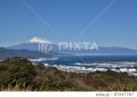 日本平からの富士山220221pm2:39-2 87047767