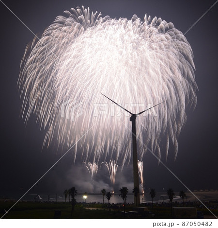 御前崎花火pm8 42 4の写真素材