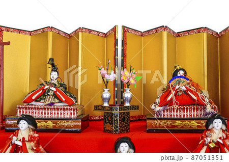 母から受継ぐ雛人形、雛飾り 母から受継ぐ雛人形、雛飾り 87051351