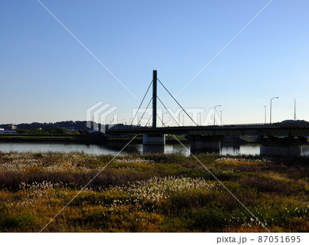 利根川の風景 87051695