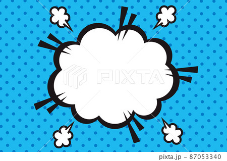 アメコミ風の吹き出し 87053340